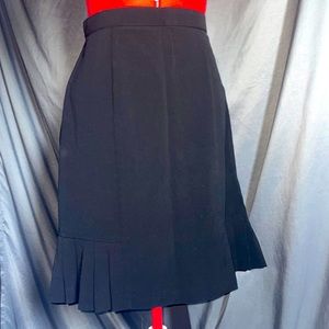 Kim Rogers pencil skirt with pleats. Size 10